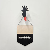 Red Tailed Black Cockatoo Wall Hook