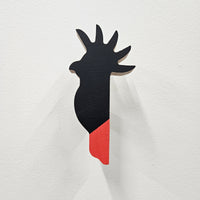 Red Tailed Black Cockatoo Wall Hook