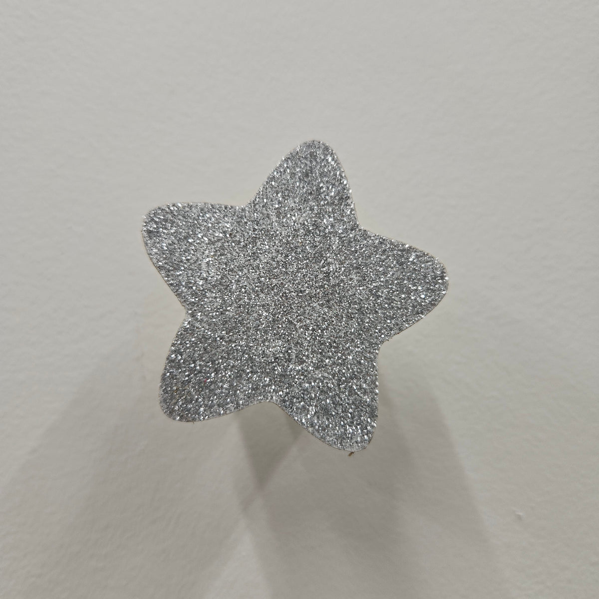 Star Wall Hook - Silver Glitter