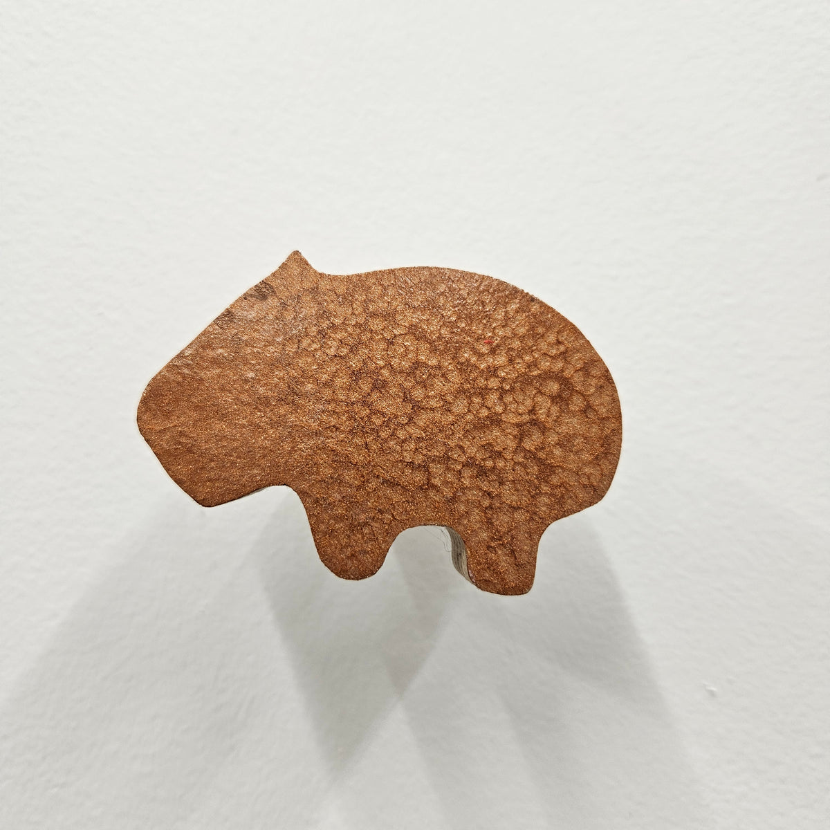 Wombat Wall Hook - Copper
