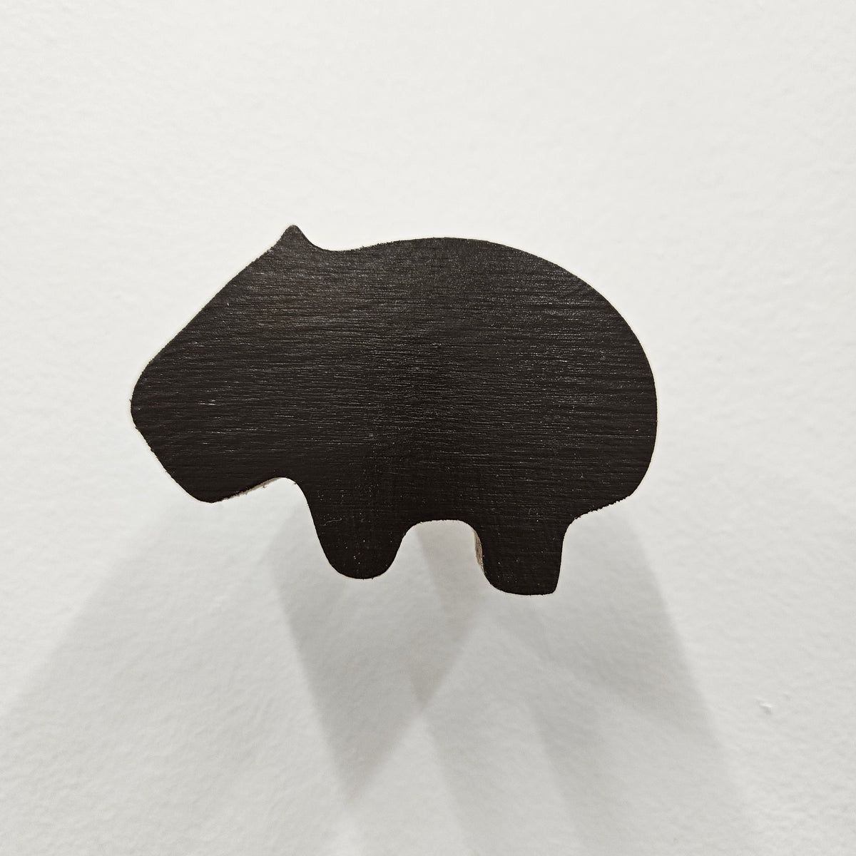 Wombat Wall Hook - Chocolate