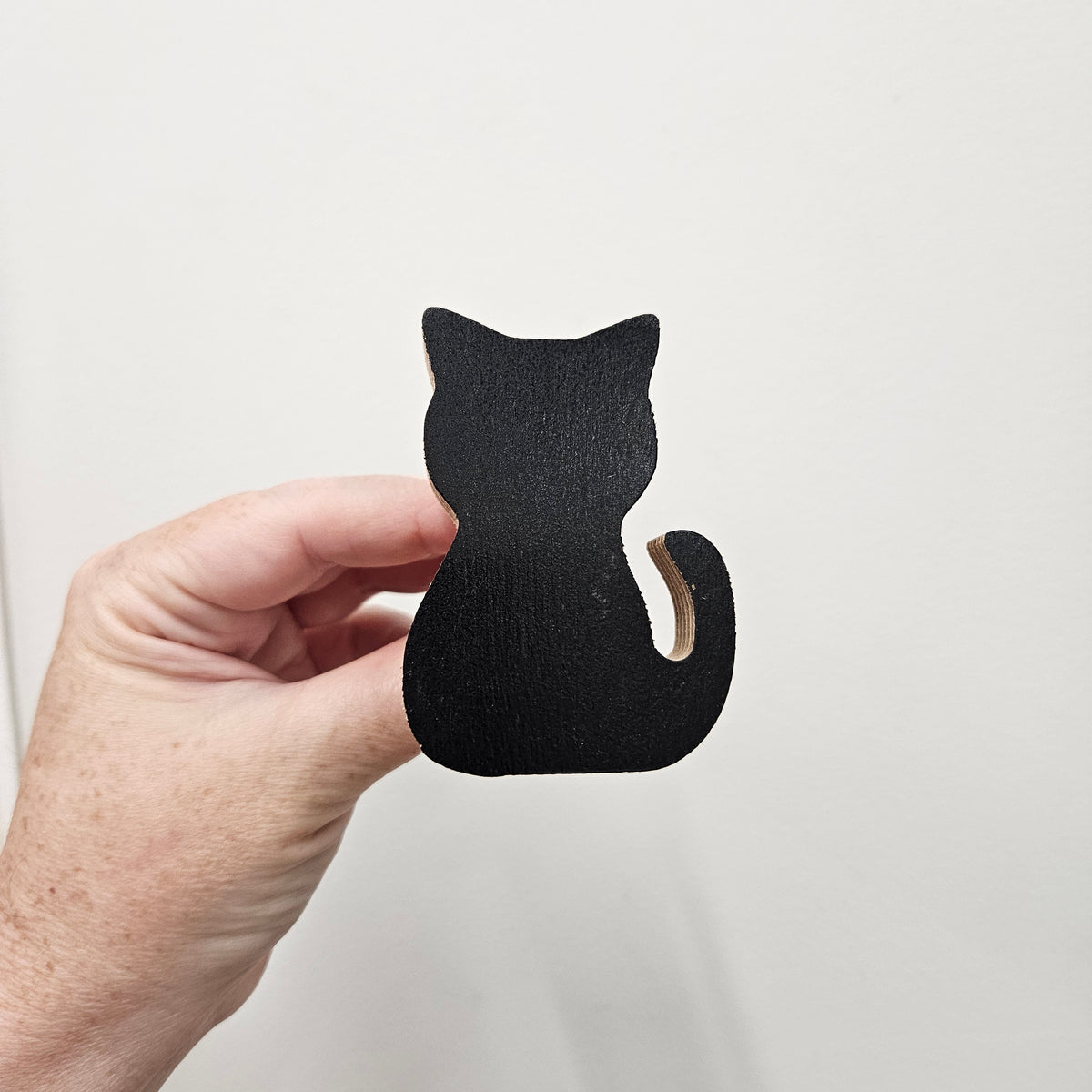 Cat Wall Hook - Black