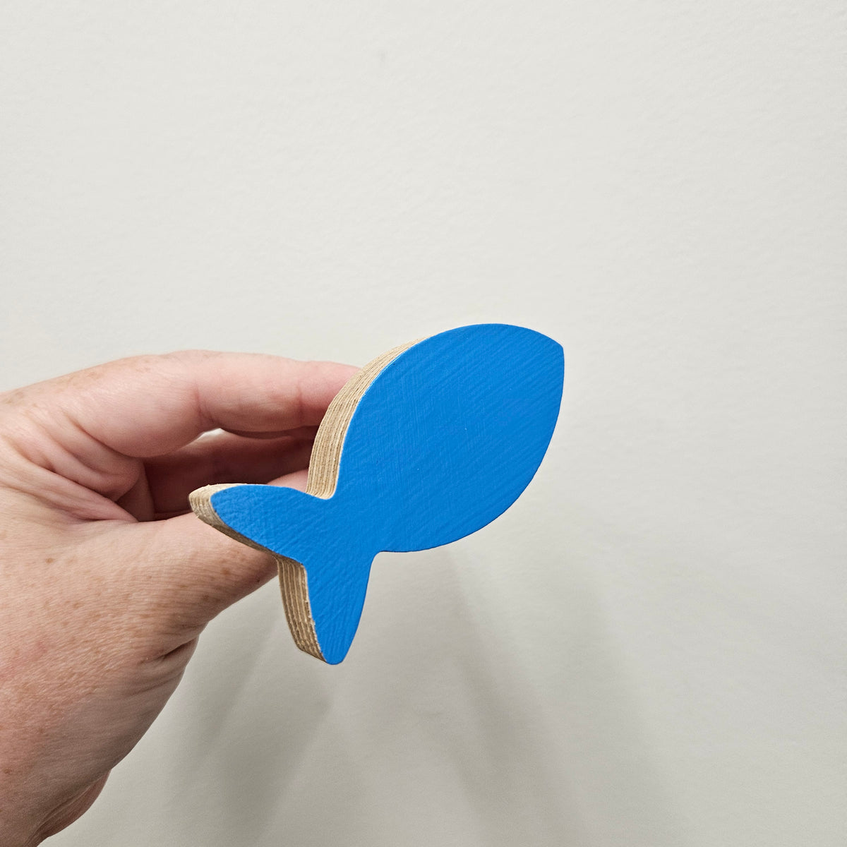 Fish Wall Hook - Pop of Blue