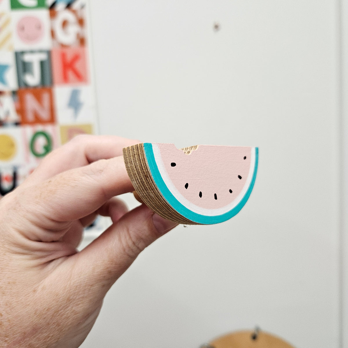 Watermelon Wall Hook - Pink/Green