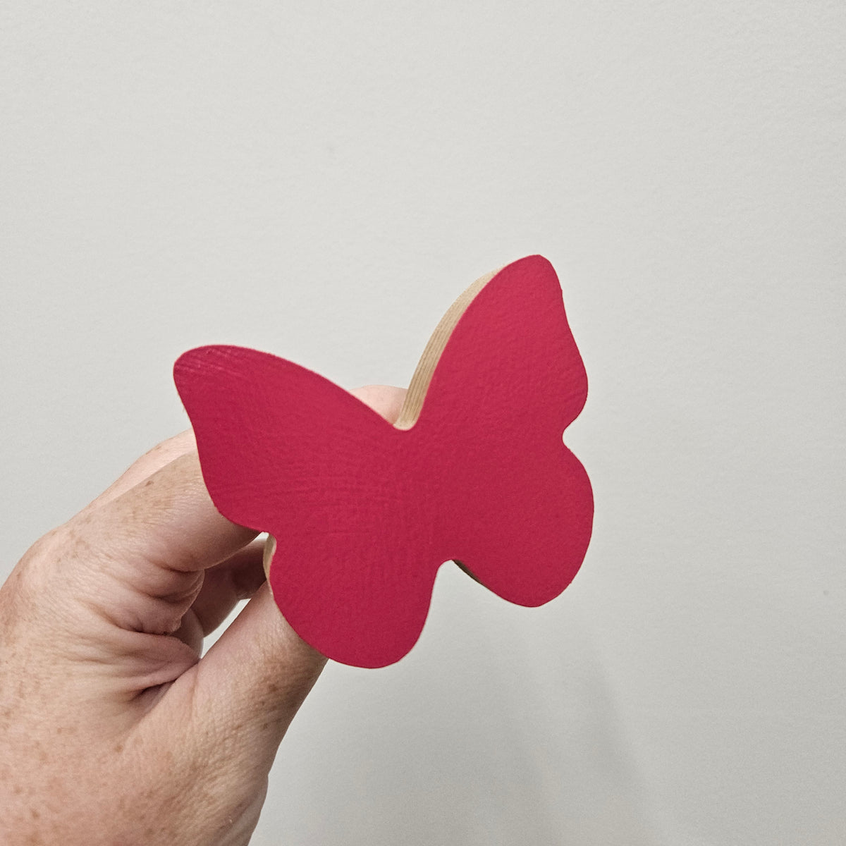 Butterfly Wall Hook - Dark Pink