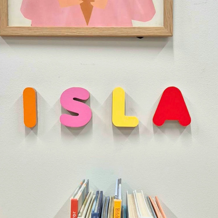 Stick-On Bubble Letters