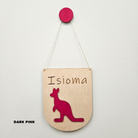 Kangaroo Personalised Name Sign