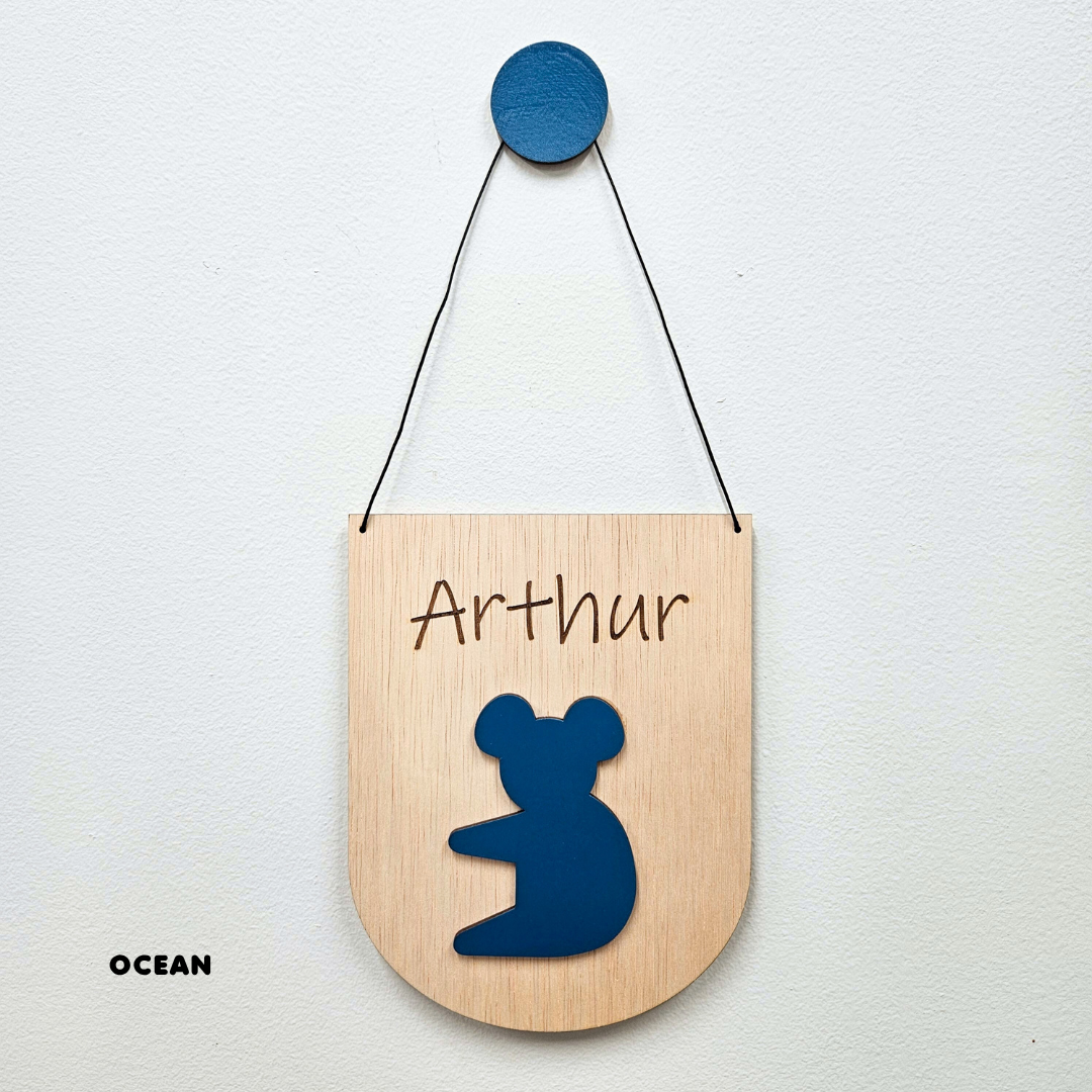 Koala Personalised Name Sign