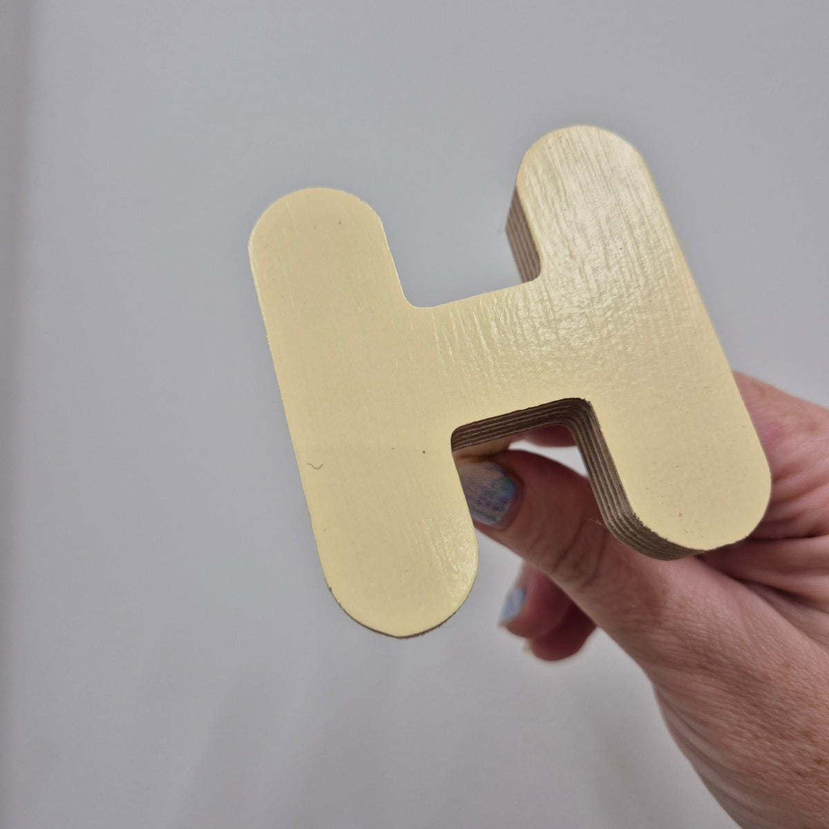 Letter H Wall Hook - Butter