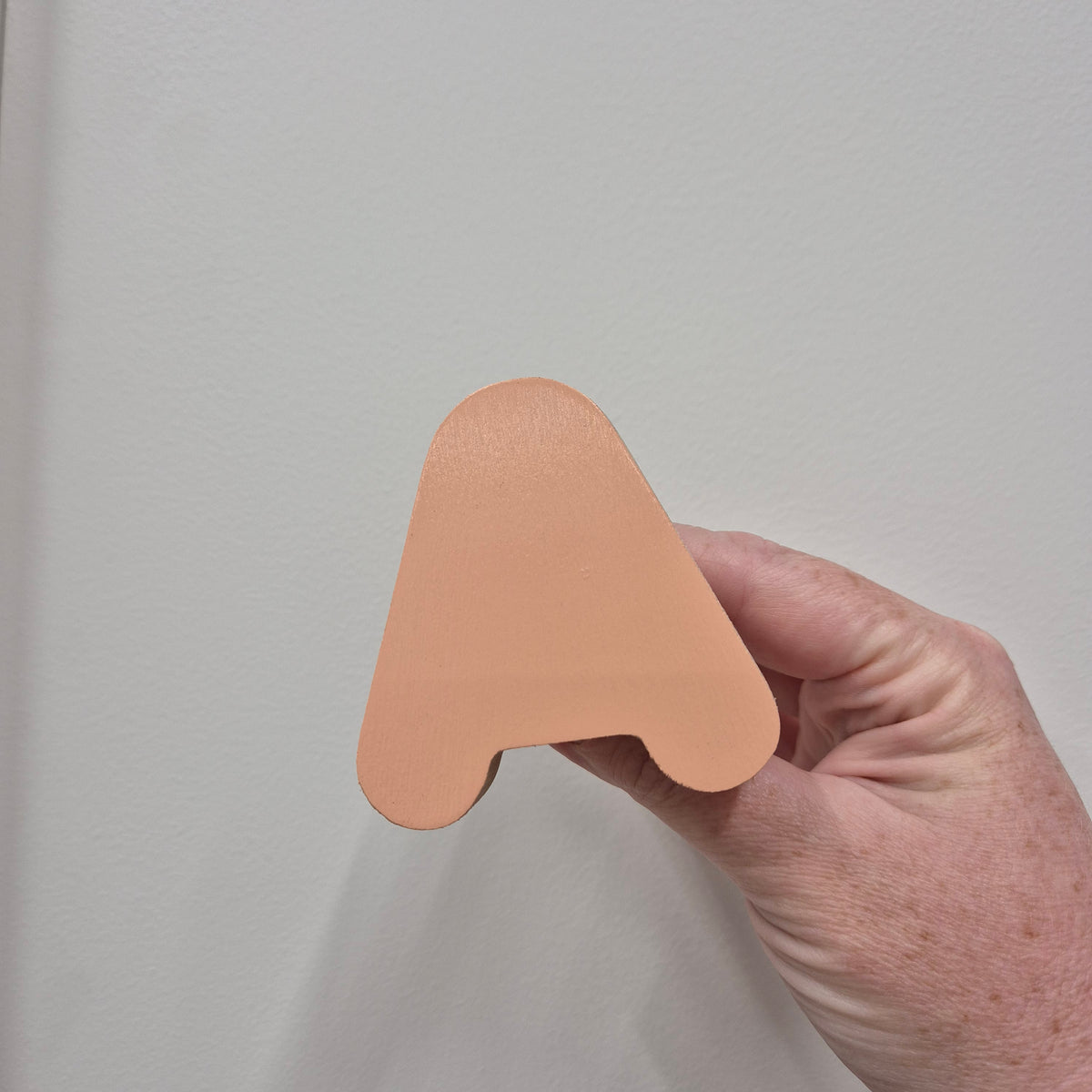 Letter A Wall Hook - Coral