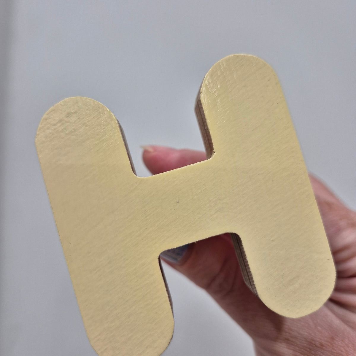 Letter H Wall Hook - Butter #2