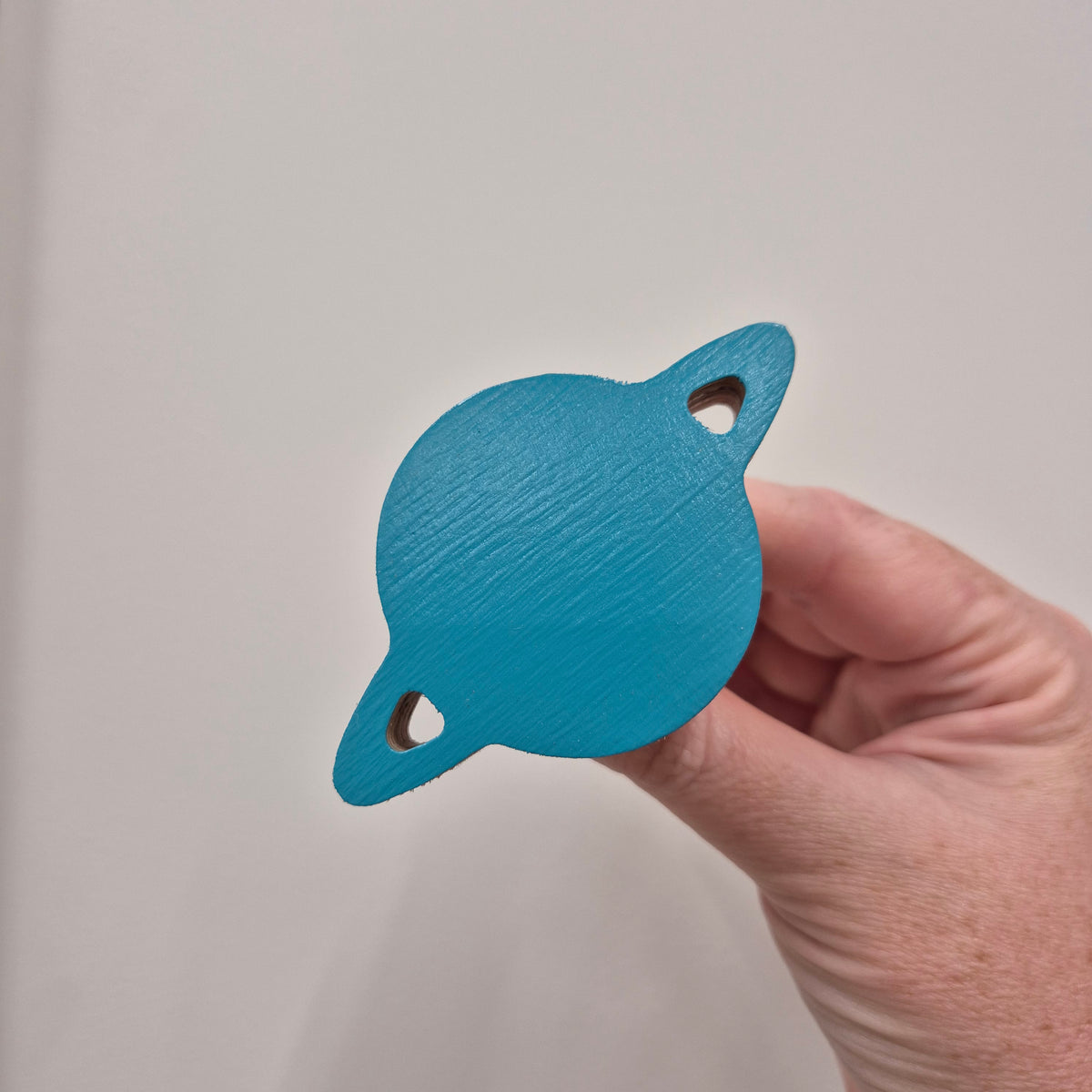 Saturn Planet Wall Hook - Lagoon Teal