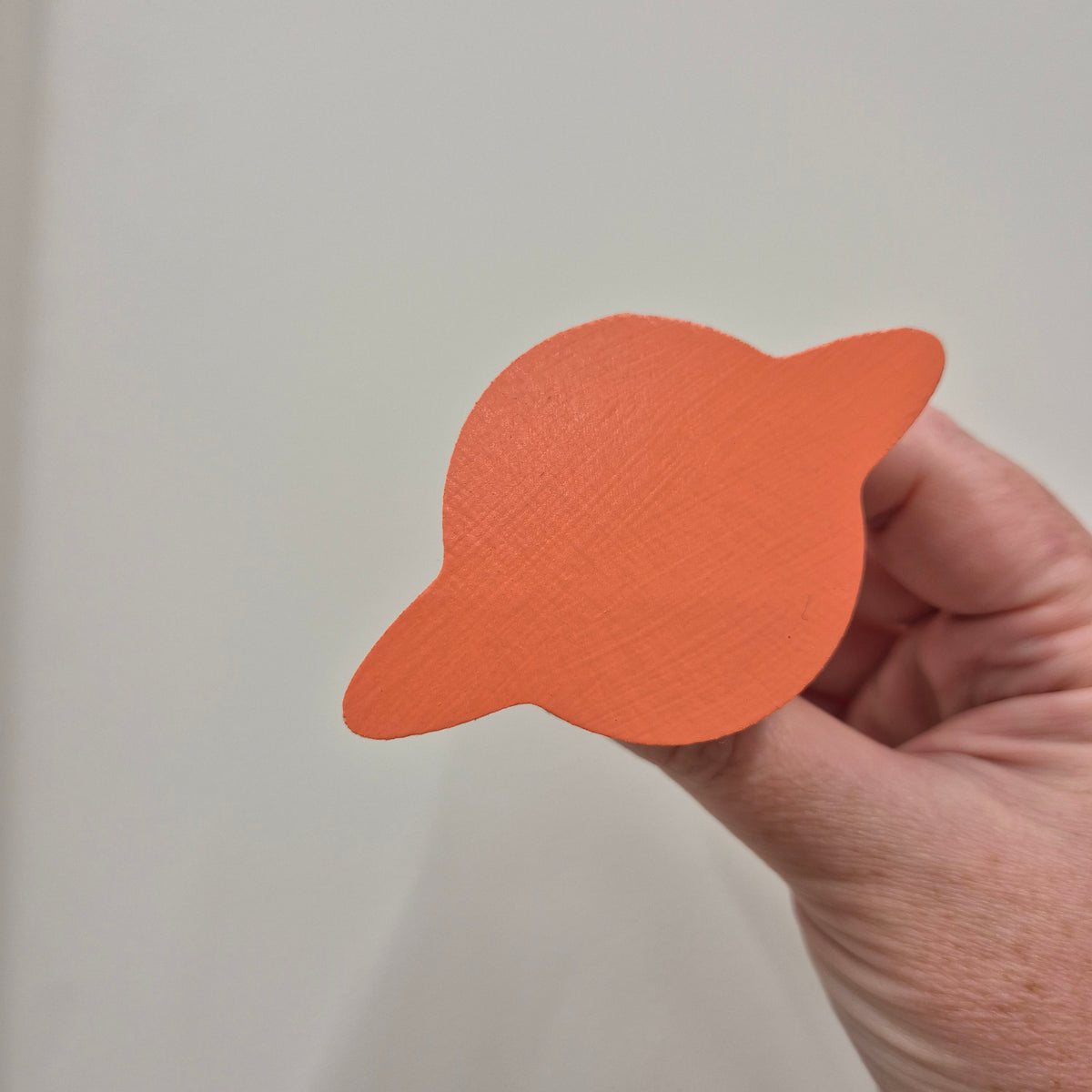 Saturn Planet Wall Hook - Chilli Coral