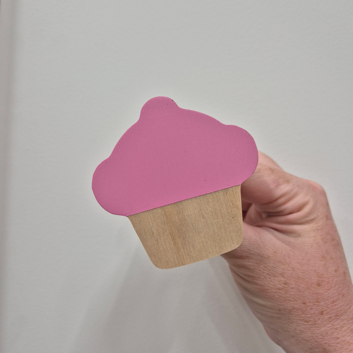 Cupcake Wall Hook - Lolly Pink