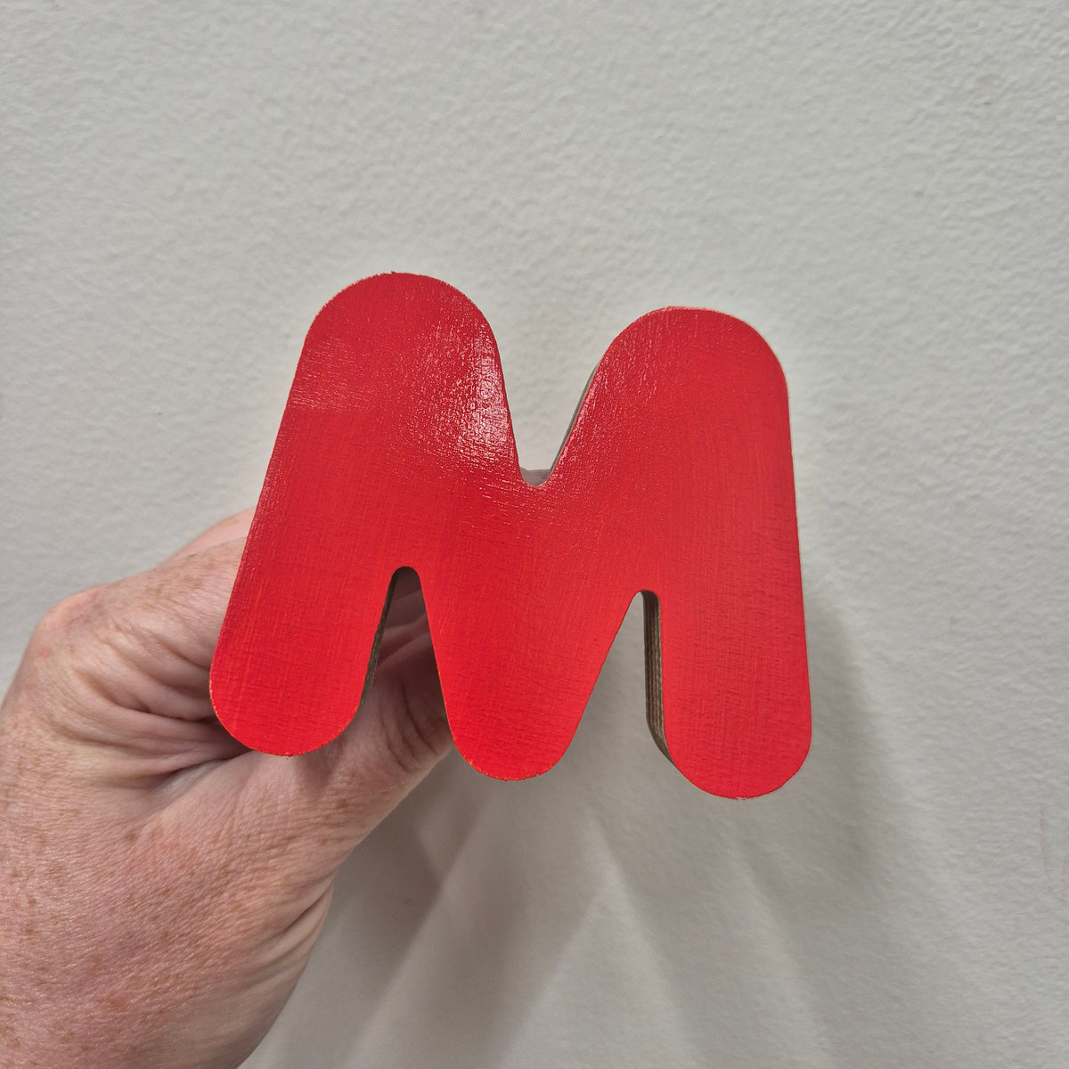 Letter M Wall Hook - Red