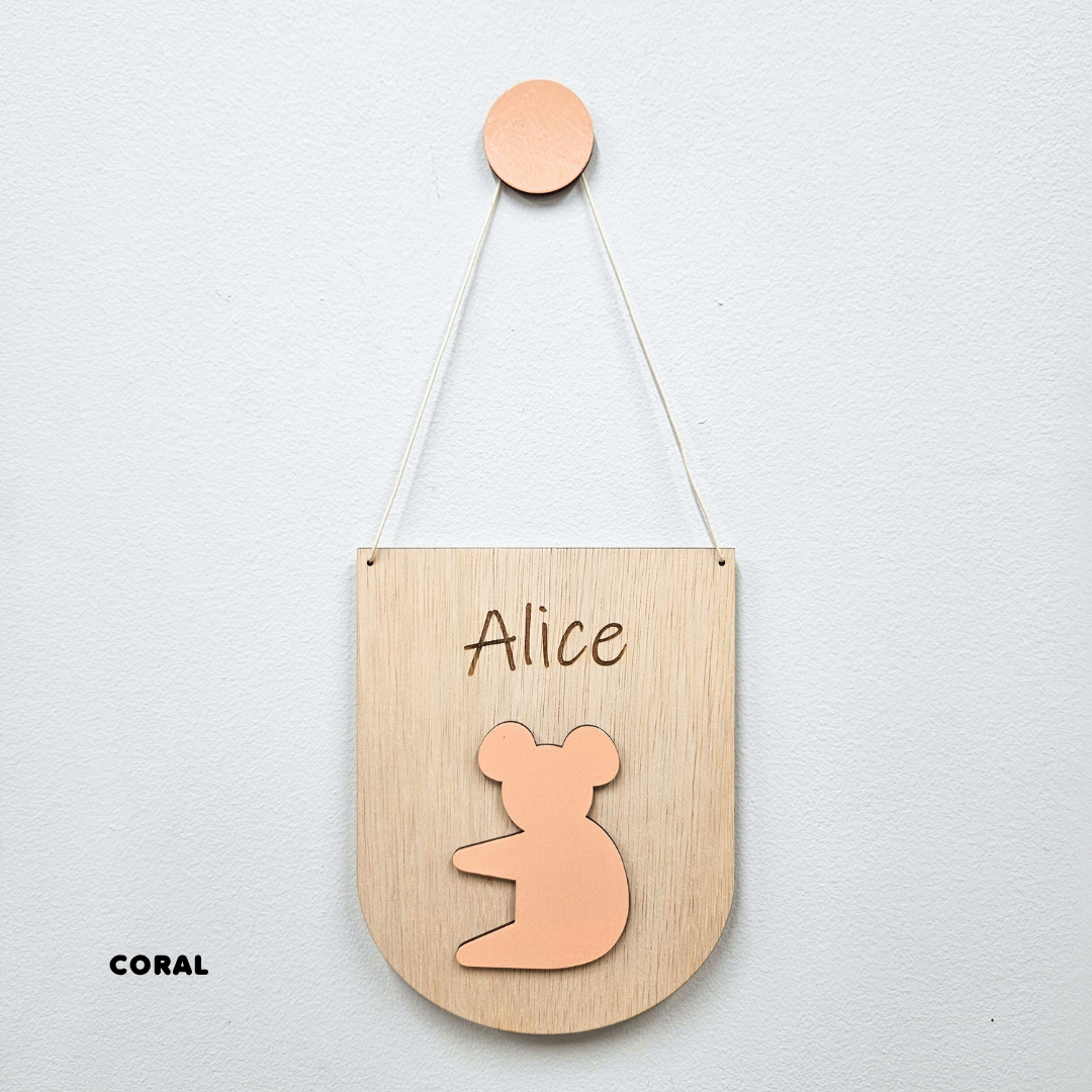 Koala Personalised Name Sign