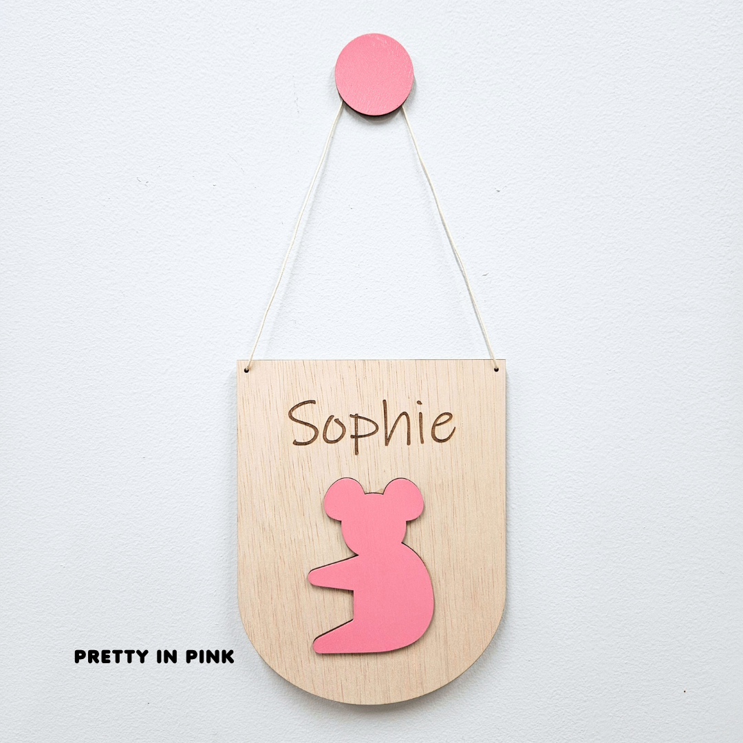 Koala Personalised Name Sign