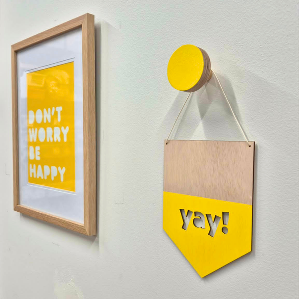 yay! Timber Wall Hanging