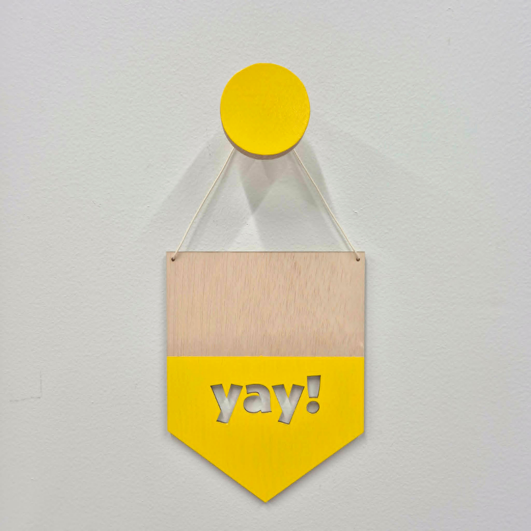 yay! Timber Wall Hanging
