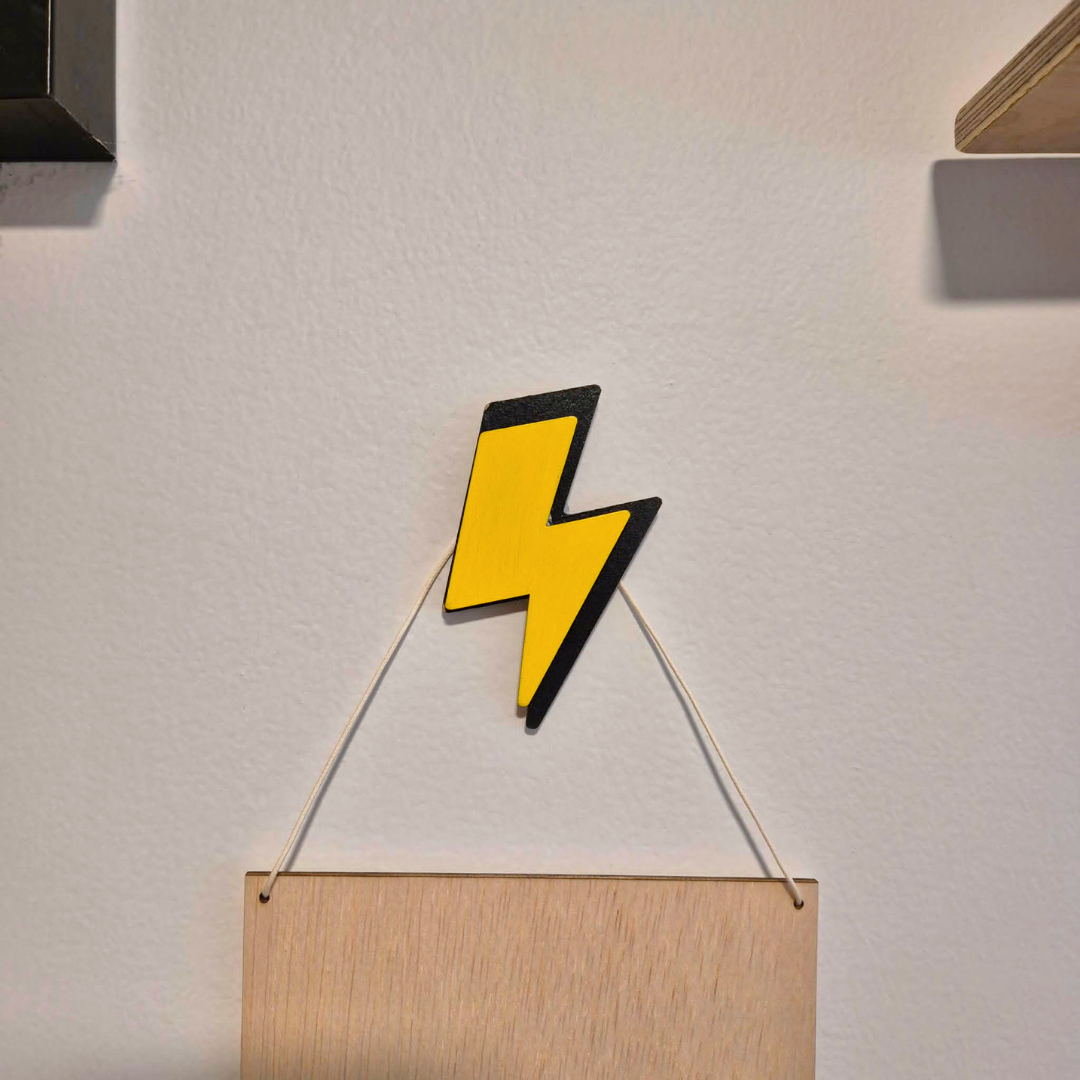 Lightning Bolt Double Layer Stick Ups!