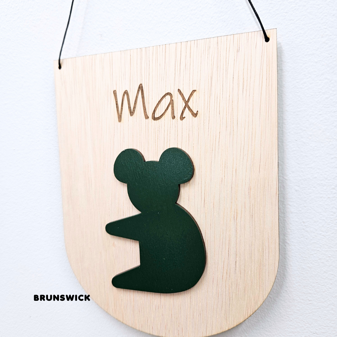 Koala Personalised Name Sign
