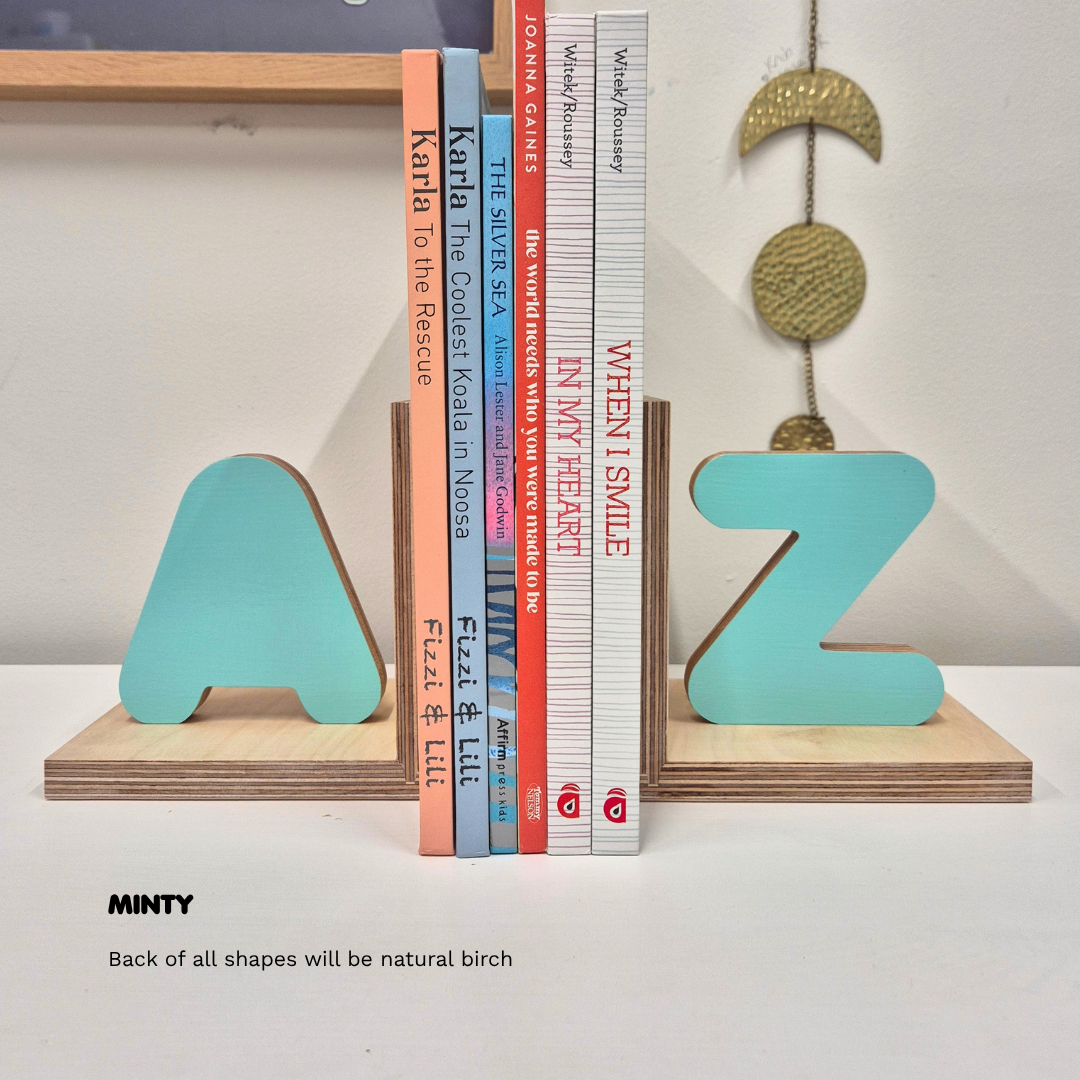 Alphabet A-Z Bookends