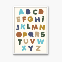 Alphabet Art Print | Land & Sea