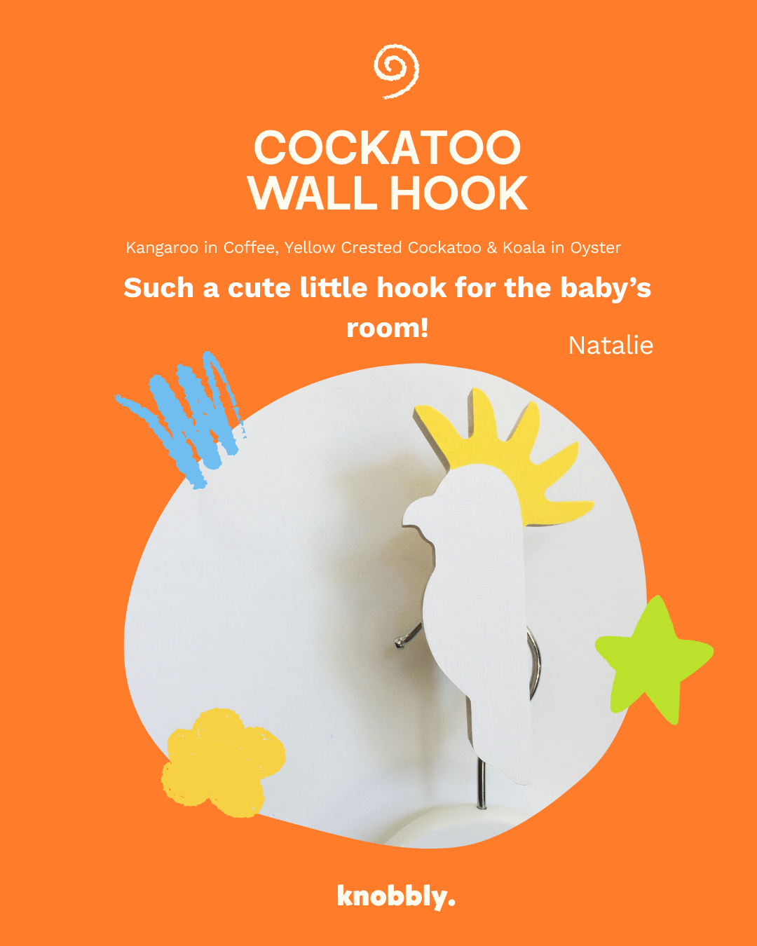 Cockatoo Wall Hook
