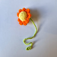 Crochet Flower Bookmark - multiple colours