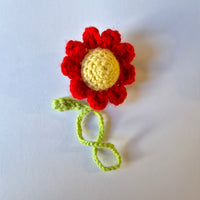 Crochet Flower Bookmark - multiple colours