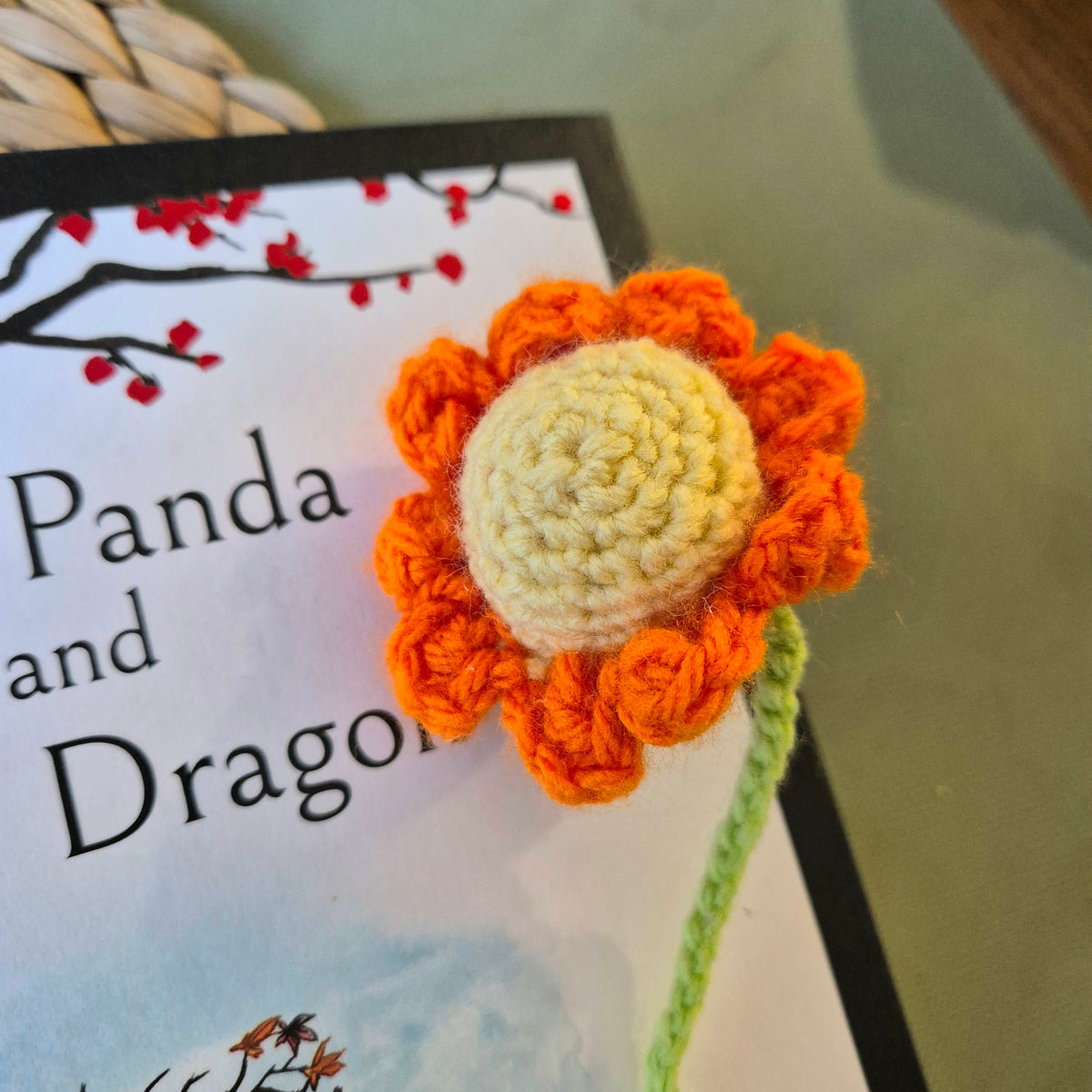 Crochet Flower Bookmark - multiple colours