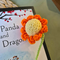 Crochet Flower Bookmark - multiple colours