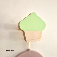 Cupcake Wall Hook + Natural Base
