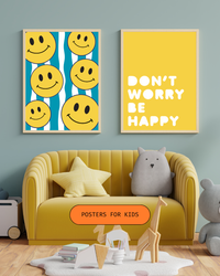 Yellow Smiley Face Art Print