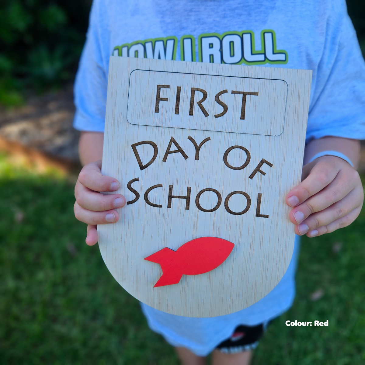 First & Last Day of School Sign - Rocket