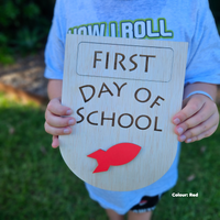 First & Last Day of School Sign - Rocket