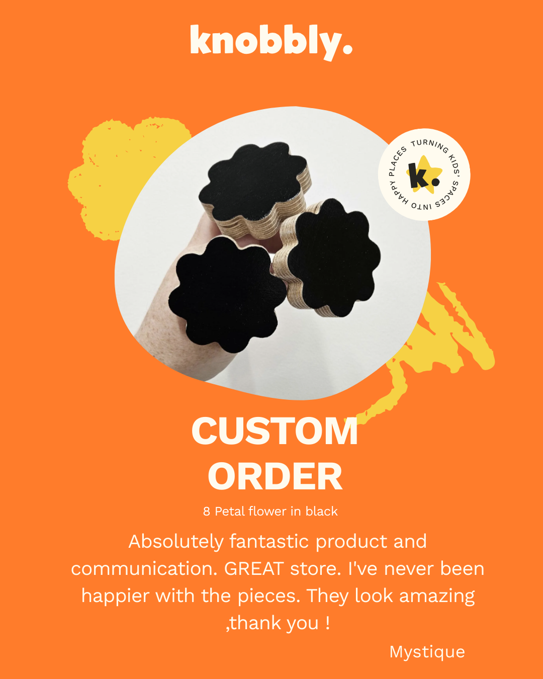 Flower Wall Hook 8 Petal