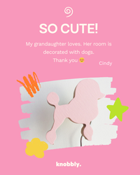 French Poodle Wall Hook