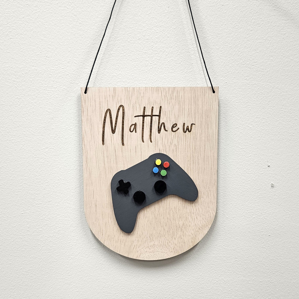Gaming Controller Personalised Name Sign