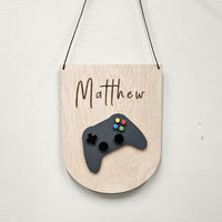 Gaming Controller Personalised Name Sign