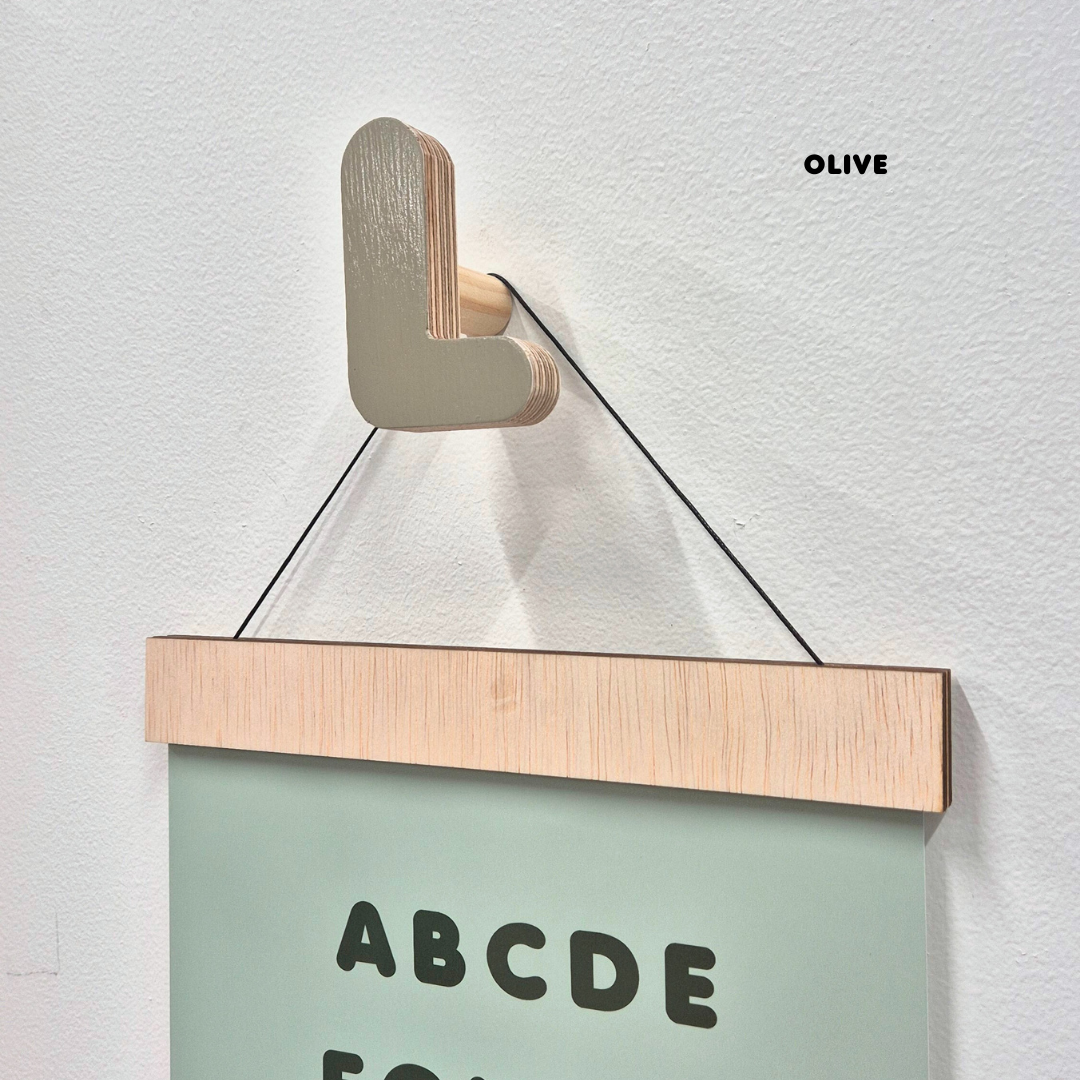 Alphabet Art Print - Green