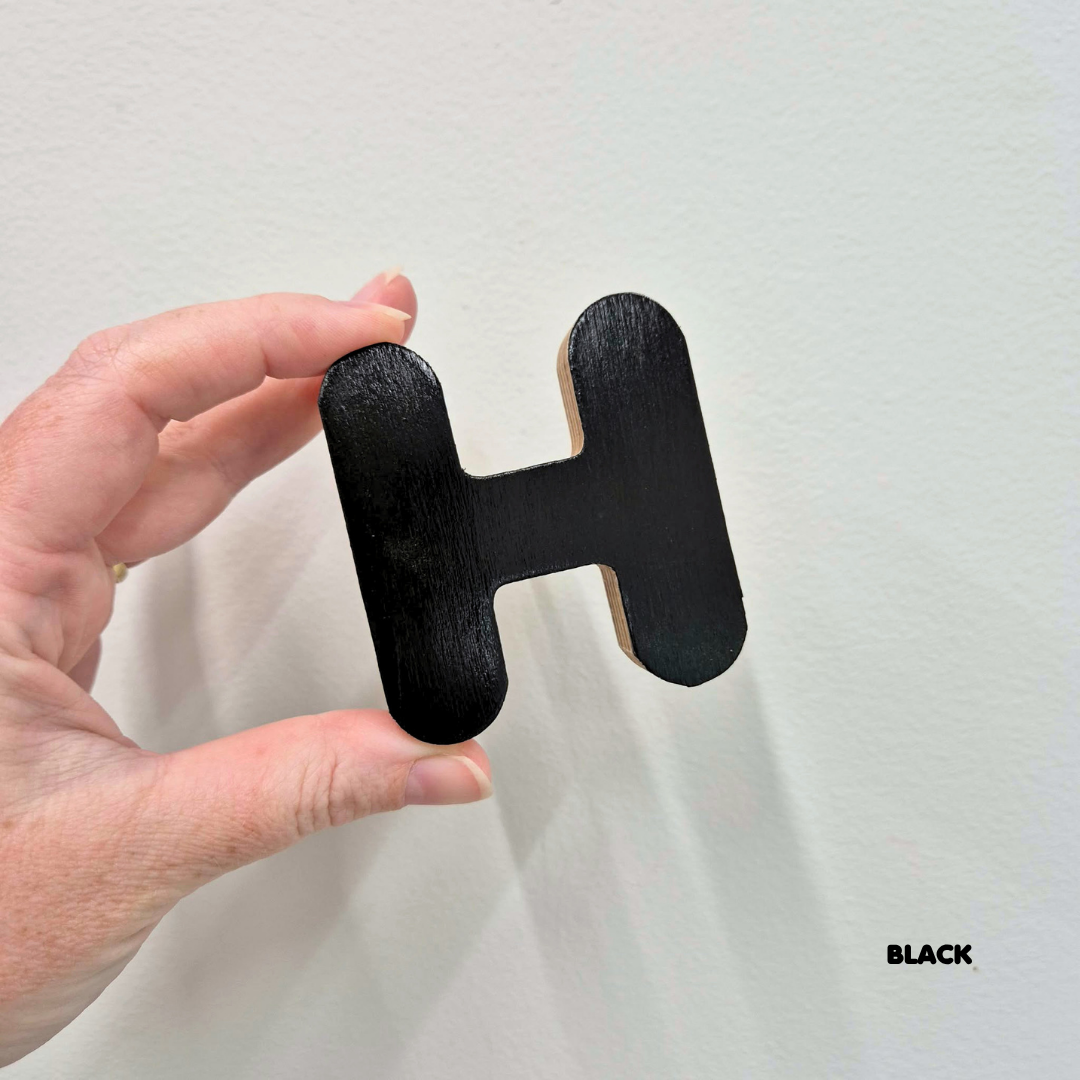 'H' Stick-On Bubble Letter