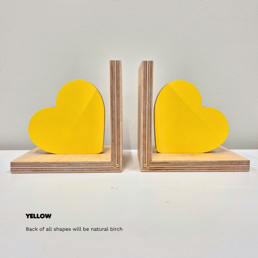 Heart Bookends