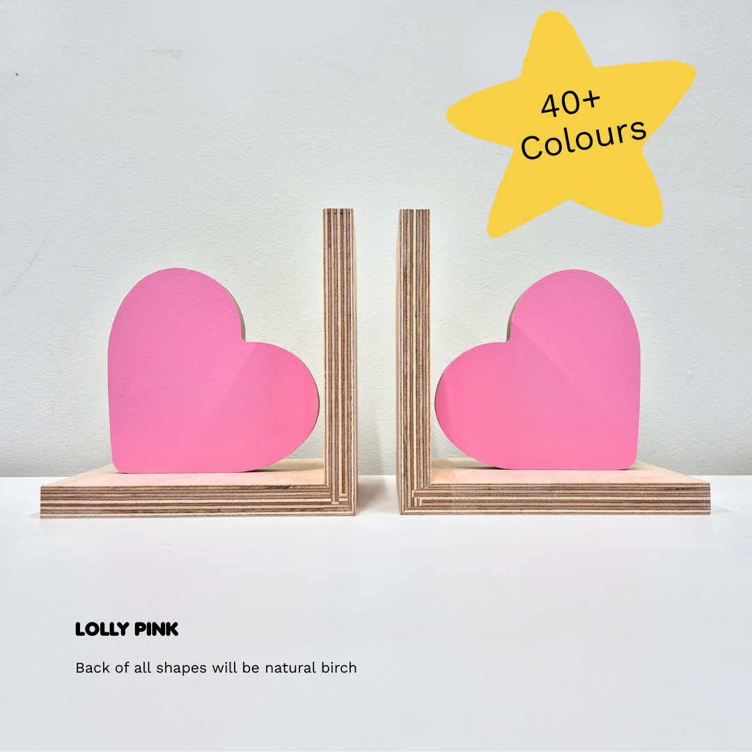 Heart Bookends