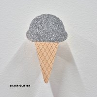 Ice Cream Cone Wall Hook + Waffle Cone
