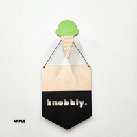 Ice Cream Cone Wall Hook + Waffle Cone