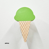 Ice Cream Cone Wall Hook + Waffle Cone