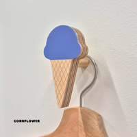 Ice Cream Cone Wall Hook + Waffle Cone
