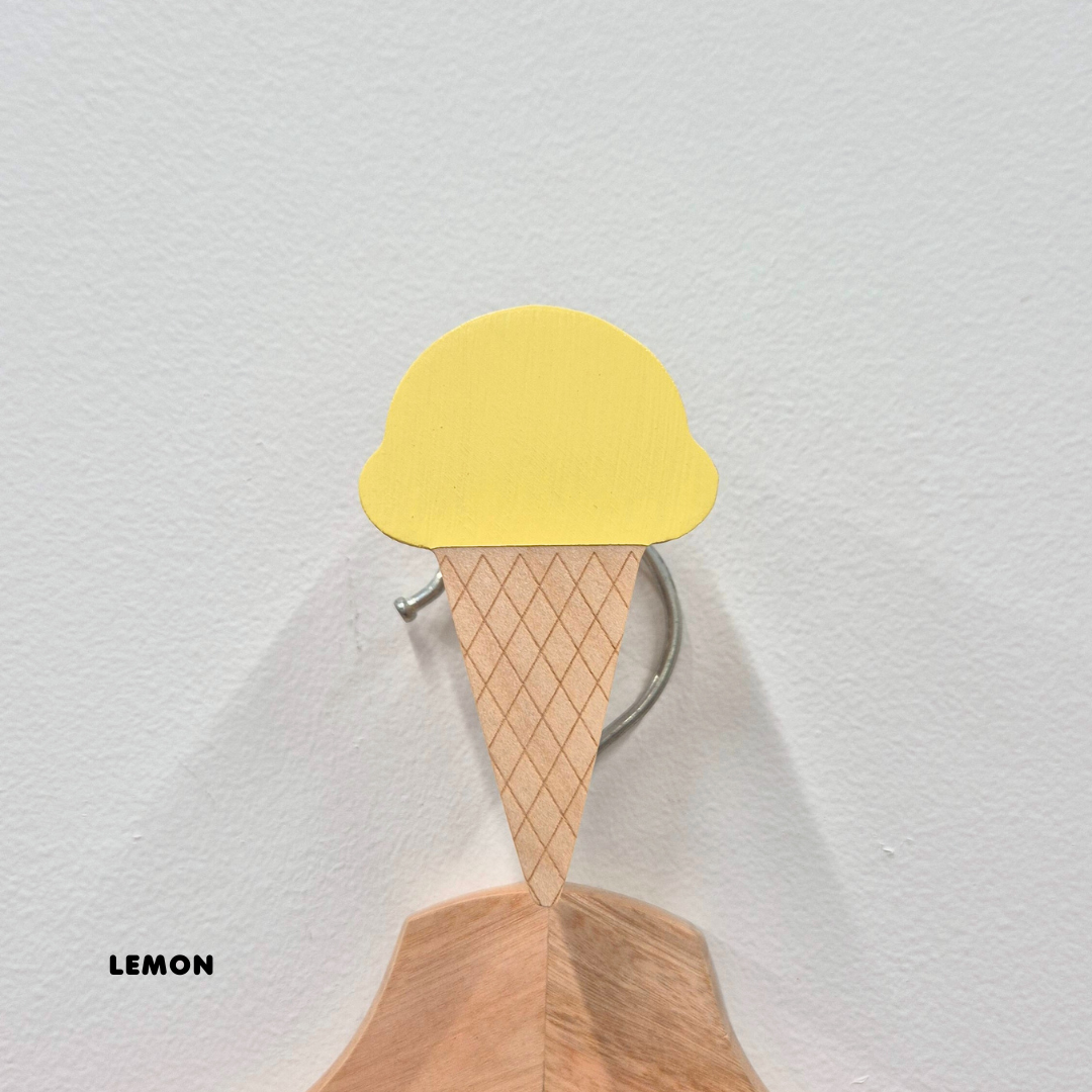Ice Cream Cone Wall Hook + Waffle Cone