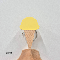 Ice Cream Cone Wall Hook + Waffle Cone